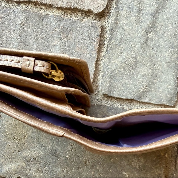 Coach Ashley Shimmery soft leather convertible Satchel Handbag & Wallet Set 2011 - Picture 10 of 10